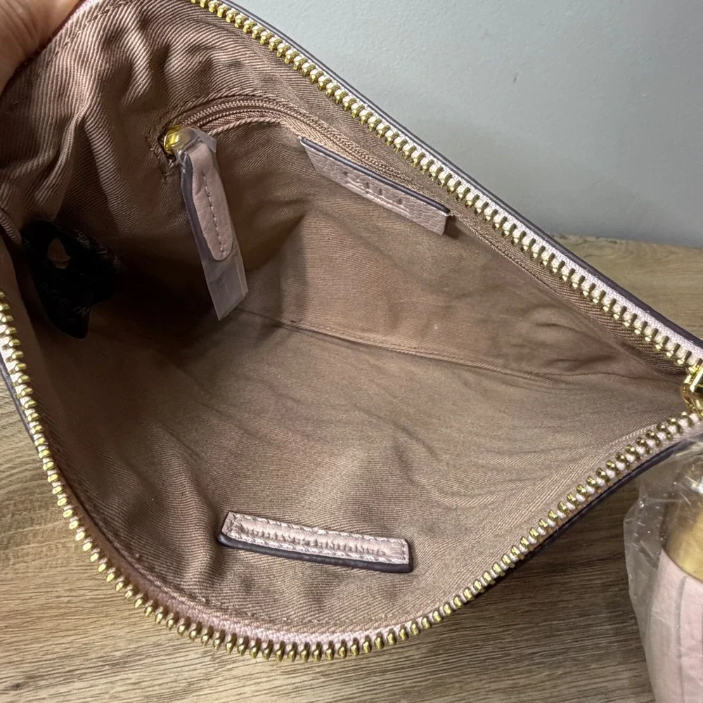 GILI Pink Initial J Tassel Pouch Wristlet‎ Clutch Coquette Soft Girl Balletcore